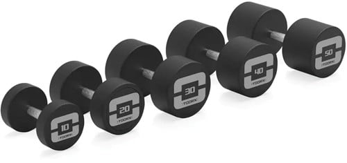 Toorx Professional MGP PRO Ronde Dumbbell - Rubber - per stuk - 40 kg