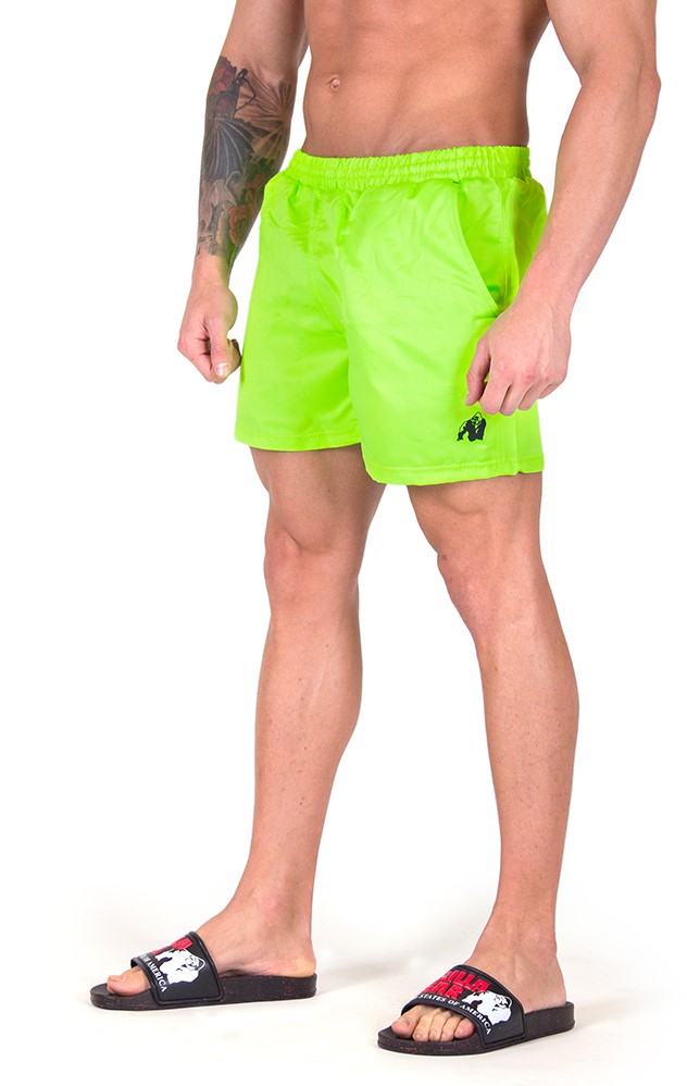 Gorilla Wear Miami Shorts Neon Lime gorilla wear kopen in de aanbieding Gorilla Wear Miami Shorts Neon Lime gorilla wear kopen in de aanbieding