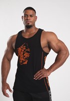 Gorilla Wear Monterey Tank Top - Zwart/Oranje - S/M