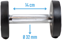 Muscle Power Ronde Dumbbell - 2 kg-2