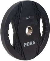 Muscle Power Olympische Halterschijf met Handgrepen - Rubber - 20 kg-3
