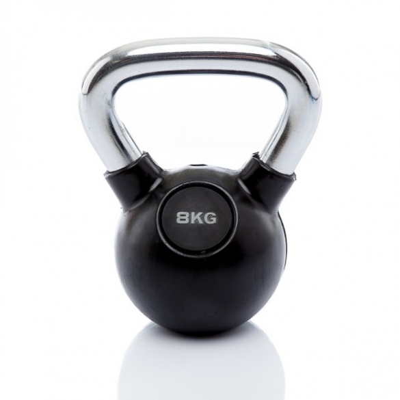 Muscle Power Kettlebell 8 Kg Rubber muscle power kopen in de aanbieding