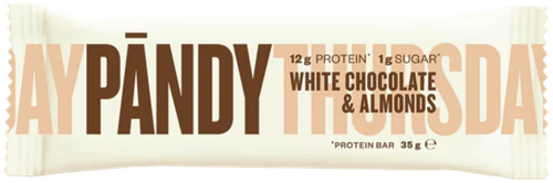 Pandy Protein Bar - 18 x 35 gr - White Chocolate & Almonds