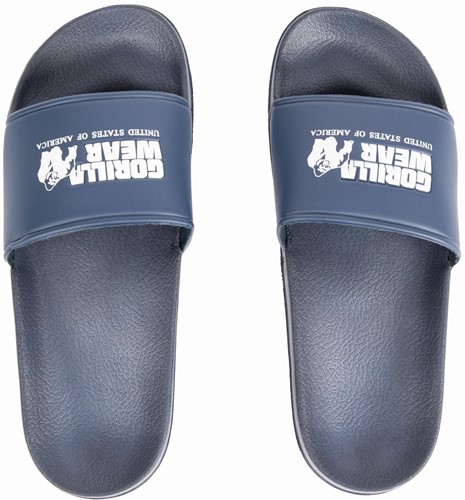 Gorilla Wear Pasco Badslippers - Marineblauw