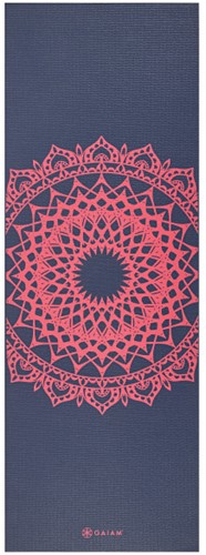 Gaiam Yoga Mat - 4 mm - Pink Marrakesh-2