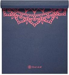 Gaiam Yoga Mat - 4 mm - Pink Marrakesh
