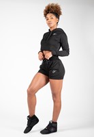 Gorilla Wear Pixley Crop Top Hoodie - Zwart-3