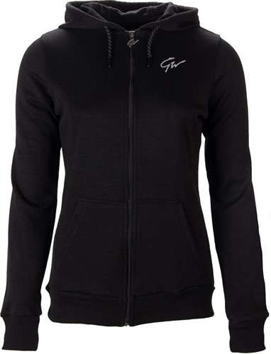 Pixley Crop Top Hoodie - Zwart