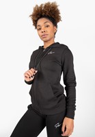 Pixley Crop Top Hoodie - Zwart