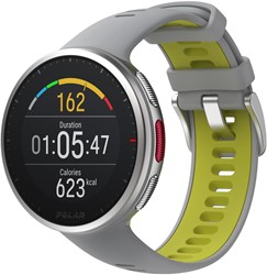 Polar Vantage V2 Multisporthorloge - Grijs / Lime / Zwart