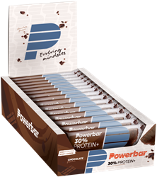 Powerbar 30% Protein+ Bar - 15 x 55 gr - Chocolade