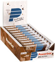 Powerbar 33% Protein+ Bar - 10 x 90 gr - Pinda Chocolade