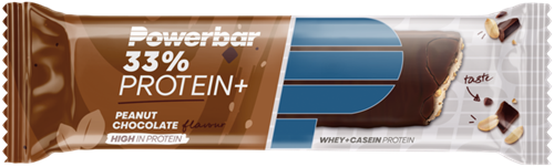 Powerbar 33% Protein+ Bar - 10 x 90 gr - Pinda Chocolade-2