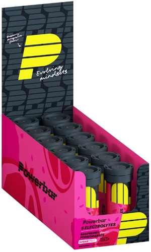 Powerbar Electrolyte Tabs - 12 x 10 Tabletten - Framboos Granaatappel