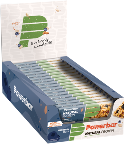 Powerbar Natural Protein Bar - 18 x 40 gr - Bosbes Noten