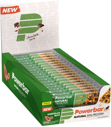 Powerbar Natural Protein Bar - 18 x 40 gr - Chocolade Noten