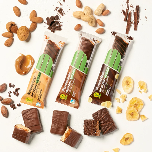 Powerbar Protein+ Bar Vegan - 12 x 2 x 21 gr - Salty Almond Caramel-3