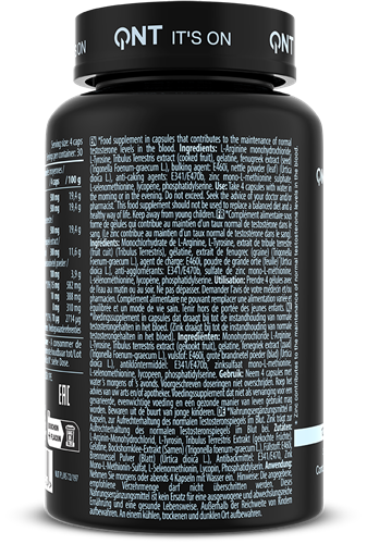 QNT Testek - Natuurlijke Testosteron Booster - 120 Capsules-2