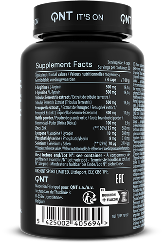 QNT Testek - Natuurlijke Testosteron Booster - 120 Capsules-3