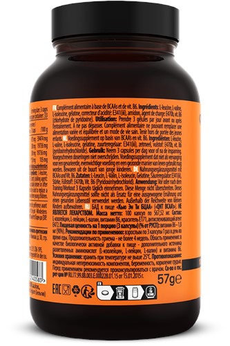 QNT BCAA's + Vitamine B6 - 100 Capsules-3