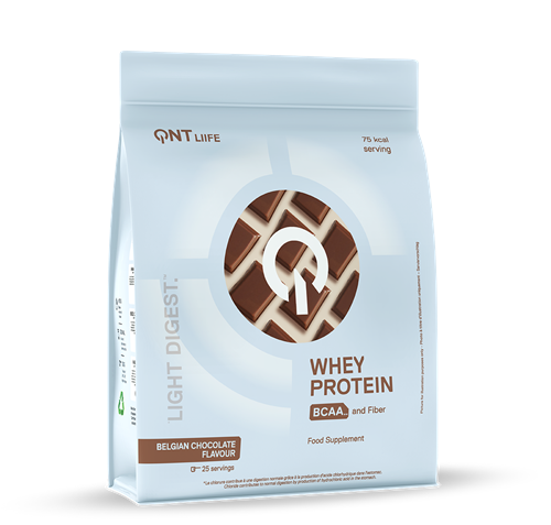 QNT Light Digest Whey Protein - Eiwit Poeder - 500 gram - Belgian Chocolate
