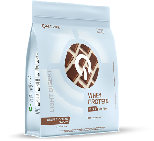 QNT Light Digest Whey Protein - Eiwit Poeder - 500 gram - Belgian Chocolate-3