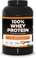 QWIN 100% Whey Protein Banaan - 2400 gr