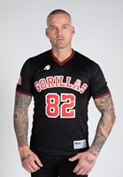 Gorilla Wear San Mateo T-shirt - Zwart/Rood - S