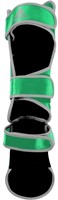 Adidas Economy Scheen- en Wreefbeschermers - Limegroen/Zilver-2