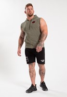 Gorilla Wear Silverdale Mouwloze Hoodie - Legergroen-3