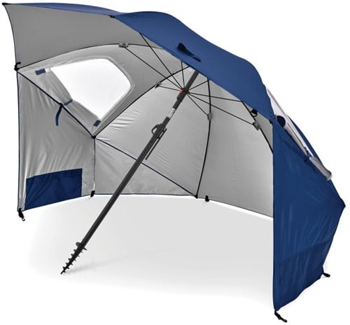 Sport-Brella Premiere Strandtent - Windscherm - Parasol - Blauw