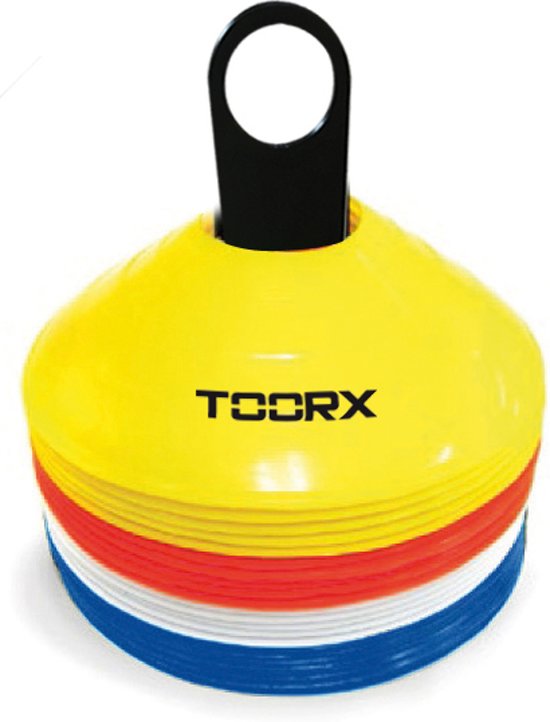 Toorx Agility Cones Set 24 Stuks Met Rek toorx kopen in de aanbieding