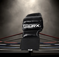 Toorx bokshandschoen met achtergrond