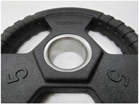 Toorx Fitness Rubber Olympische Halterschijf 50 mm - 15 kg - Per stuk-2