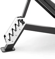 Leg press verstel