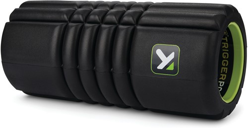 Triggerpoint Foam Roller Grid Travel - Zwart/Lime-2