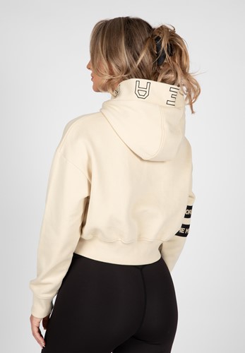 Gorilla Wear Tracey Cropped Hoodie - Beige-2