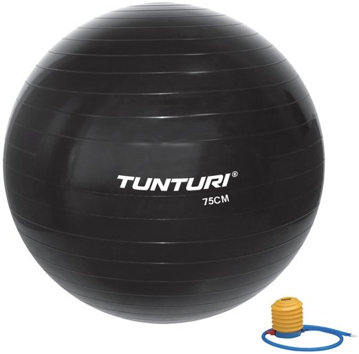 Tunturi Fitnessbal Gymbal Zwart 75 tunturi kopen in de aanbieding