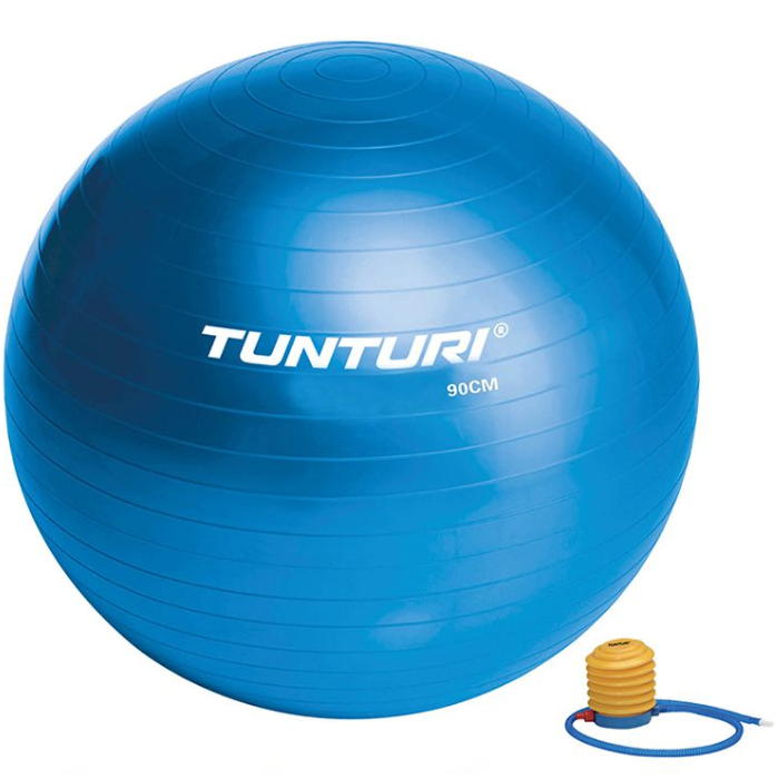 Tunturi Fitnessbal Gymbal Blauw 90 tunturi kopen in de aanbieding