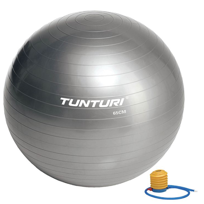 Tunturi Fitnessbal Gymbal Grijs 65 tunturi kopen in de aanbieding