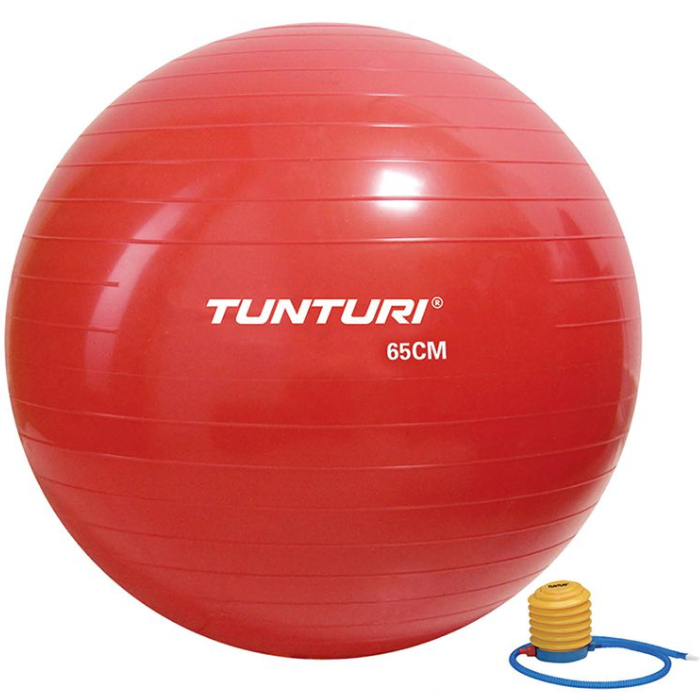 Tunturi Fitnessbal Gymbal Rood 65 tunturi kopen in de aanbieding