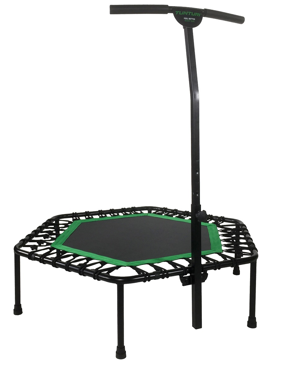 Tunturi Hexa Fitness Trampoline Met Verstelbare Handgreep tunturi kopen in de aanbieding