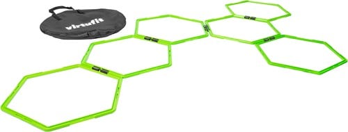 VirtuFit Hexagon Agility Grid - Speedladder -  6 Stuks - Inclusief opbergtas