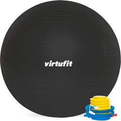 VirtuFit Anti-Burst Fitnessbal Pro - Gymbal - Swiss Ball - met Pomp - Grijs - 75 cm