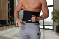 VirtuFit Afslank Tailleband Neopreen 20 - Afslankband - Waist Trainer - 20 cm - Zwart-3
