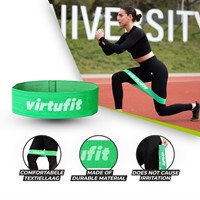 VirtuFit Mini Weerstandsband - Katoen - Groen - Medium-3