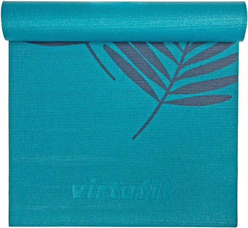VirtuFit Premium Yogamat - 183 x 61 x 0,4 cm - Ocean Green Forest
