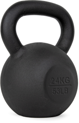 VirtuFit Kettlebell Pro - Kettle Bell - Gietijzer - 24 kg