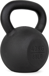 VirtuFit Kettlebell Pro - Kettle Bell - Gietijzer - 40 kg