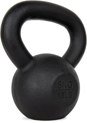 VirtuFit Kettlebell Pro - Kettle Bell - Gietijzer - 8 kg